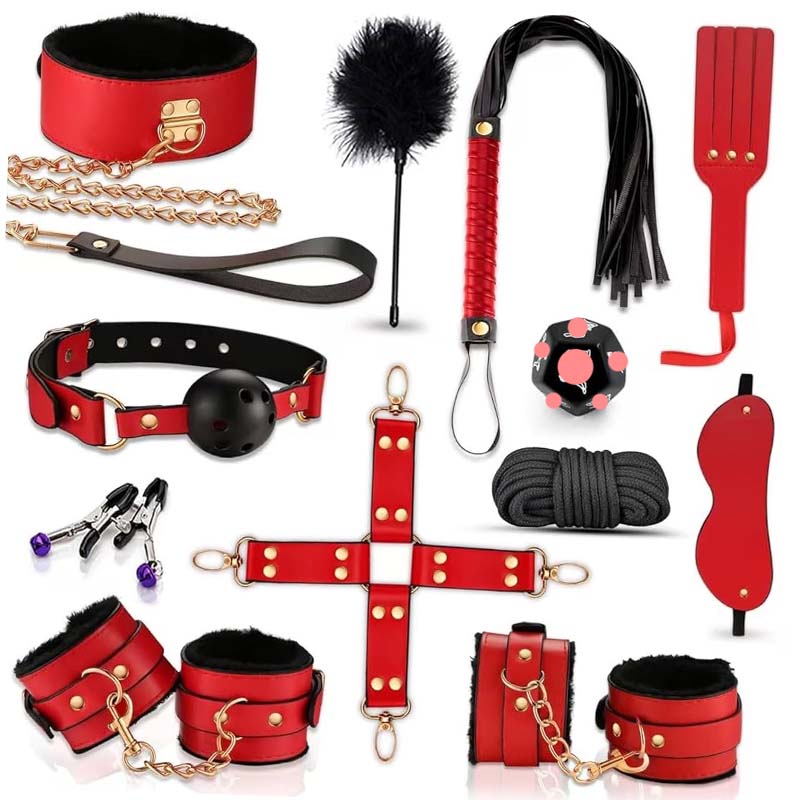 Health Wellness Kit - 12-Piece Couples BDSM Bondage Kit untuk
