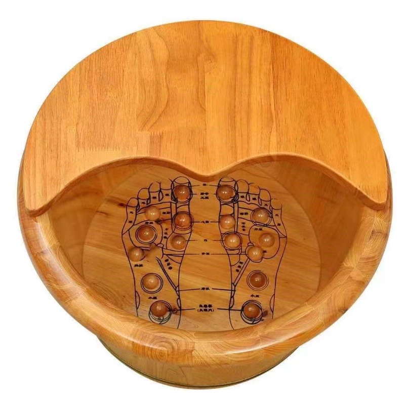 Bak Rendam Kaki Kayu Cedar, Ba - Foot Bath Massager ulasan dan harga