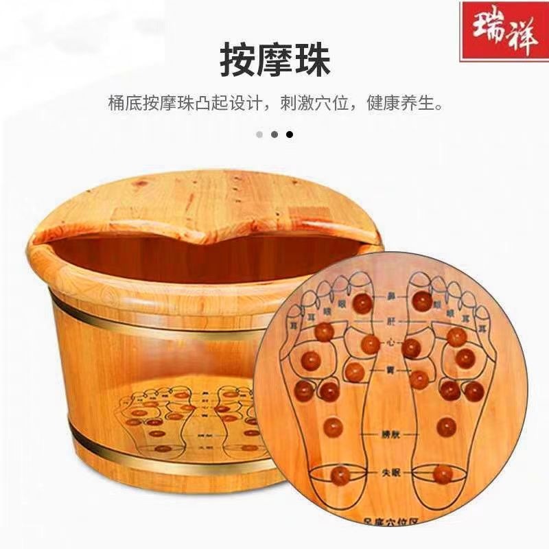 Bak Rendam Kaki Kayu Cedar, Ba - Foot Bath Massager ulasan dan harga