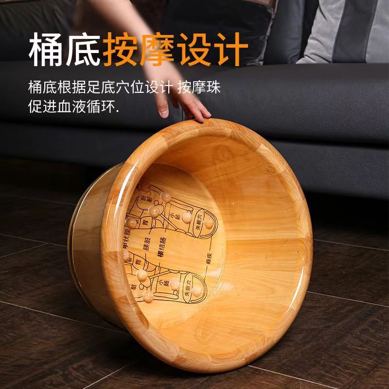 Bak Rendam Kaki Kayu Cedar, Ba - Foot Bath Massager ulasan dan harga
