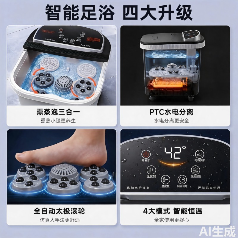 Bak Mandi Kaki Elektrik, Bak P - Foot Bath Massager ulasan dan harga