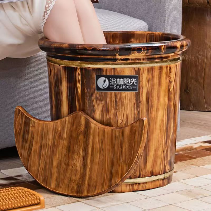 Bak mandi kaki kayu cedar HYS, - Foot Bath Massager ulasan dan harga