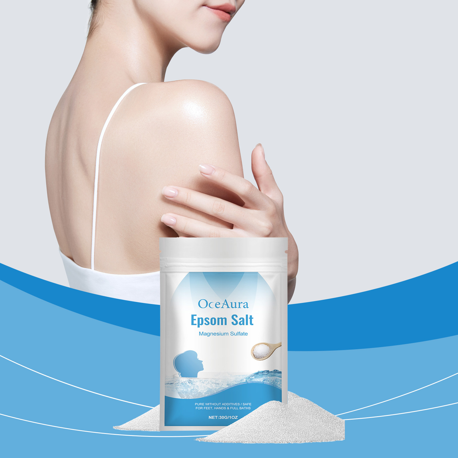 Garam Epsom Magnesium Sulfat M - Bath Salts Magnesium ulasan dan harga